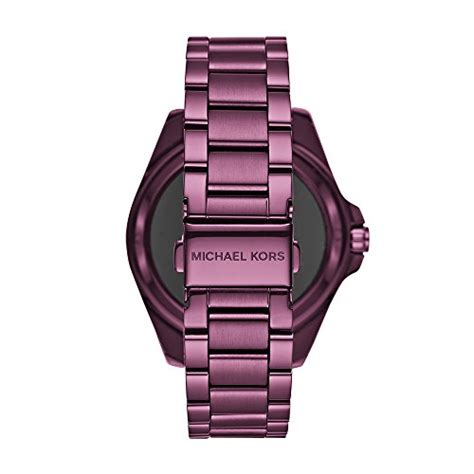 michael kors damen armbanduhr mkt5017|Michael Kors Access Women's Digital Bradshaw Plum Stainless .